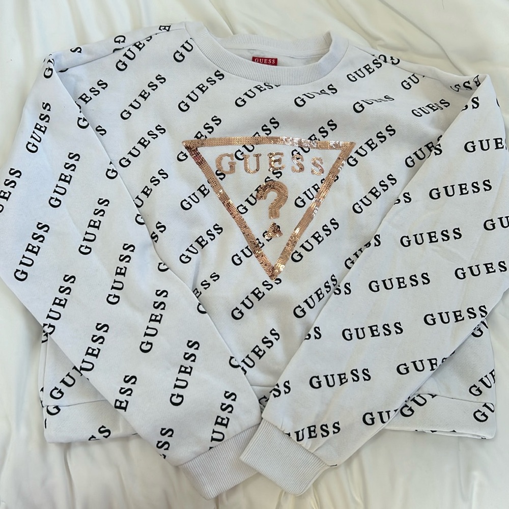 Cropped guess sweater